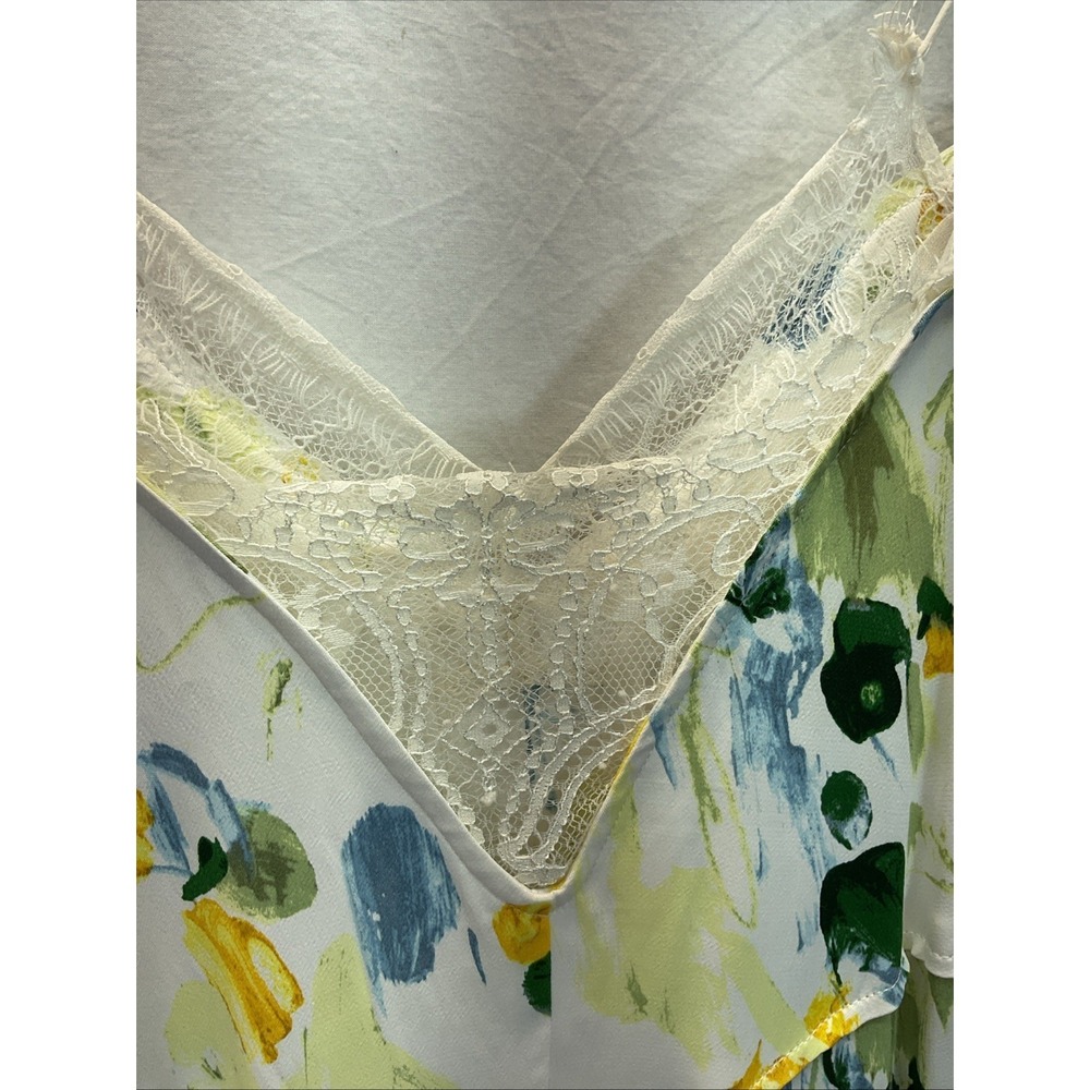 Anthropologie Lace Button-Front Slip‎ Dress Sz 2 Beach Spring Boho - Picture 6 of 12